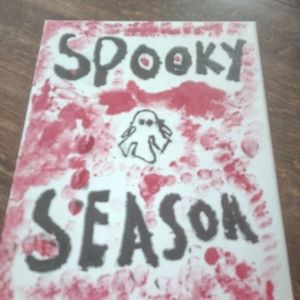 Halloween homemade artwork
